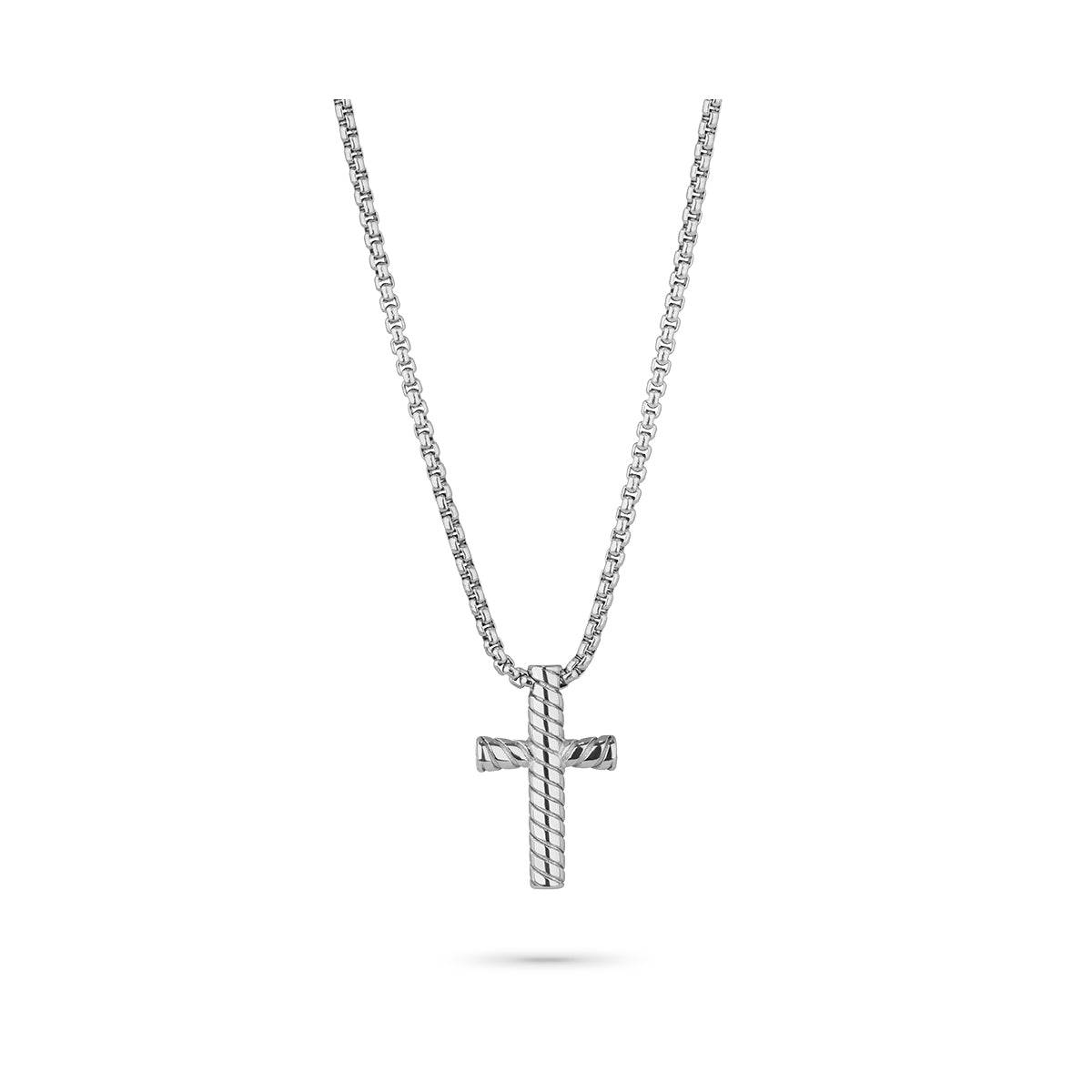 Silver cross necklace from RADIANT JEWELS JEWELRY Mod. RH000320 collection