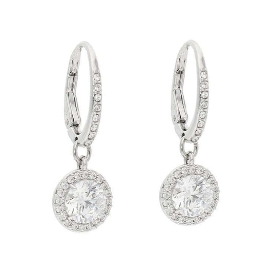 SWAROVSKI Mod. 5636270 silver 925 earrings with quartz analog movement and 5 ATM water resistance in official packaging
