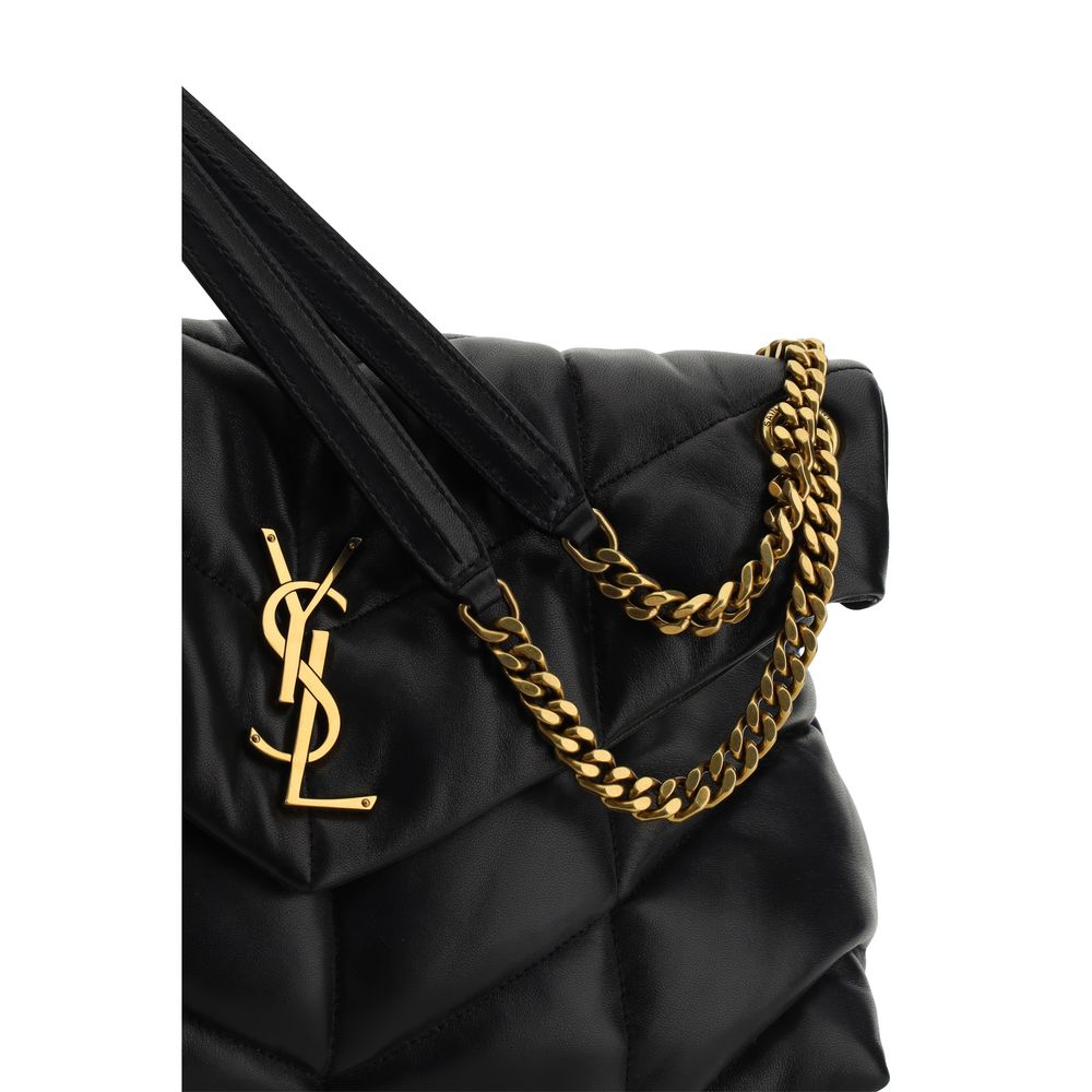 Front view with bag zipped and handles upright.
