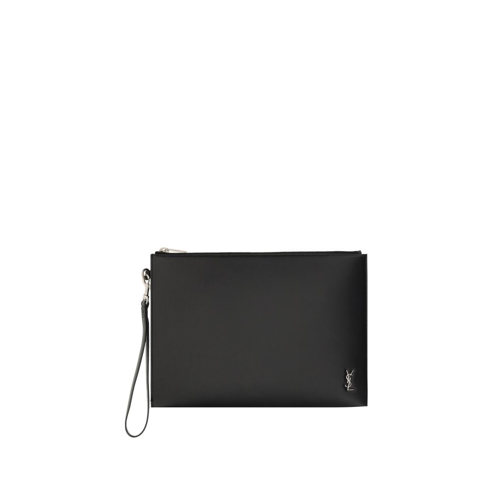Front view with bag zipped and handles upright.