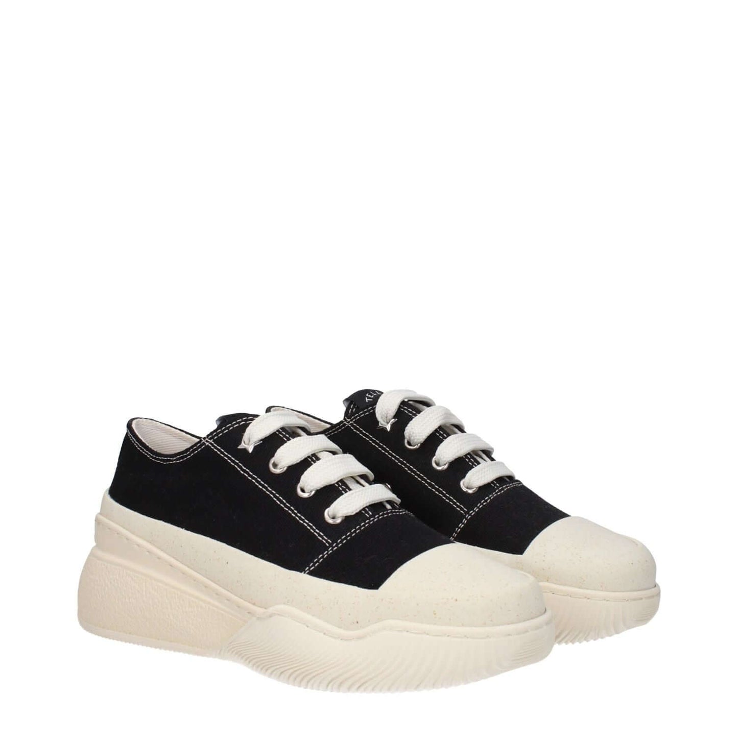 Stella McCartney Black Fabric Chunky Sneakers