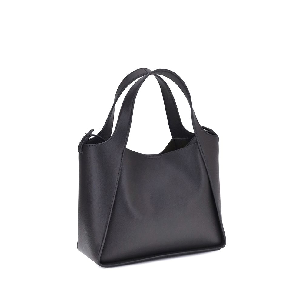 Front view with bag zipped and handles upright.