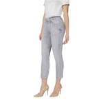 Street One Gray Cotton Slim Fit Jean