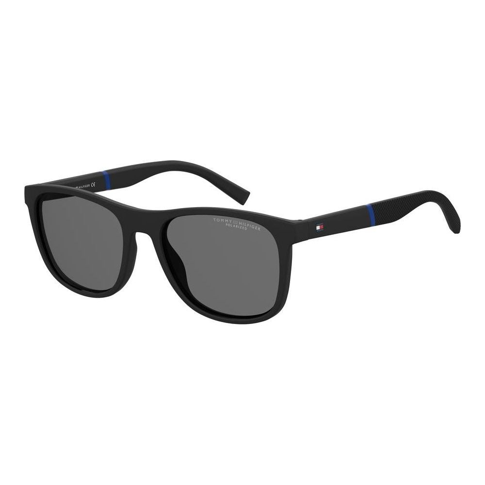 Stylish TOMMY HILFIGER MOD. TH 2042_S sunglasses for gents in a sleek black design with dark lenses.