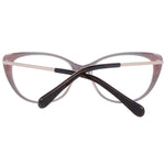 Ted Baker Brown Women Glasses Frame in cat eye style with brown acetate full-rim, demo lenses, and branded case.
