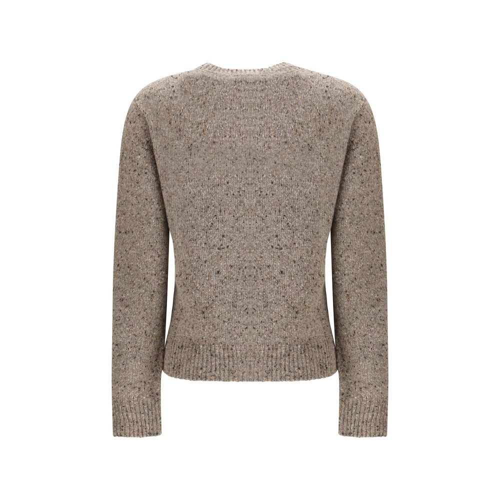 The Row Beige Cashmere Cardigan