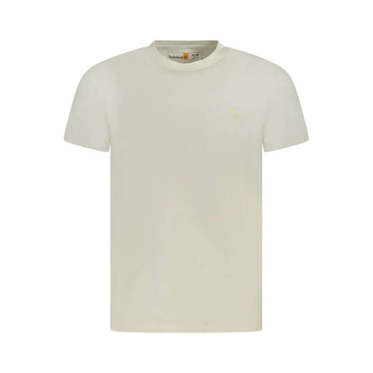 Timberland Beige Cotton Men T-Shirt