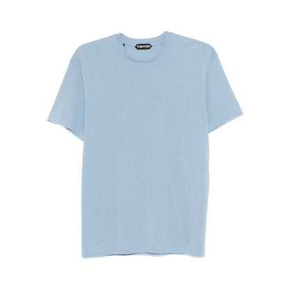 Tom Ford T-shirts and Polos Clear Blue Topwear