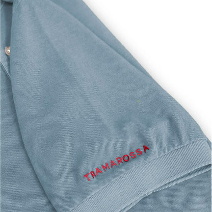 Tramarossa Light Blue Cotton Men Polo Shirt