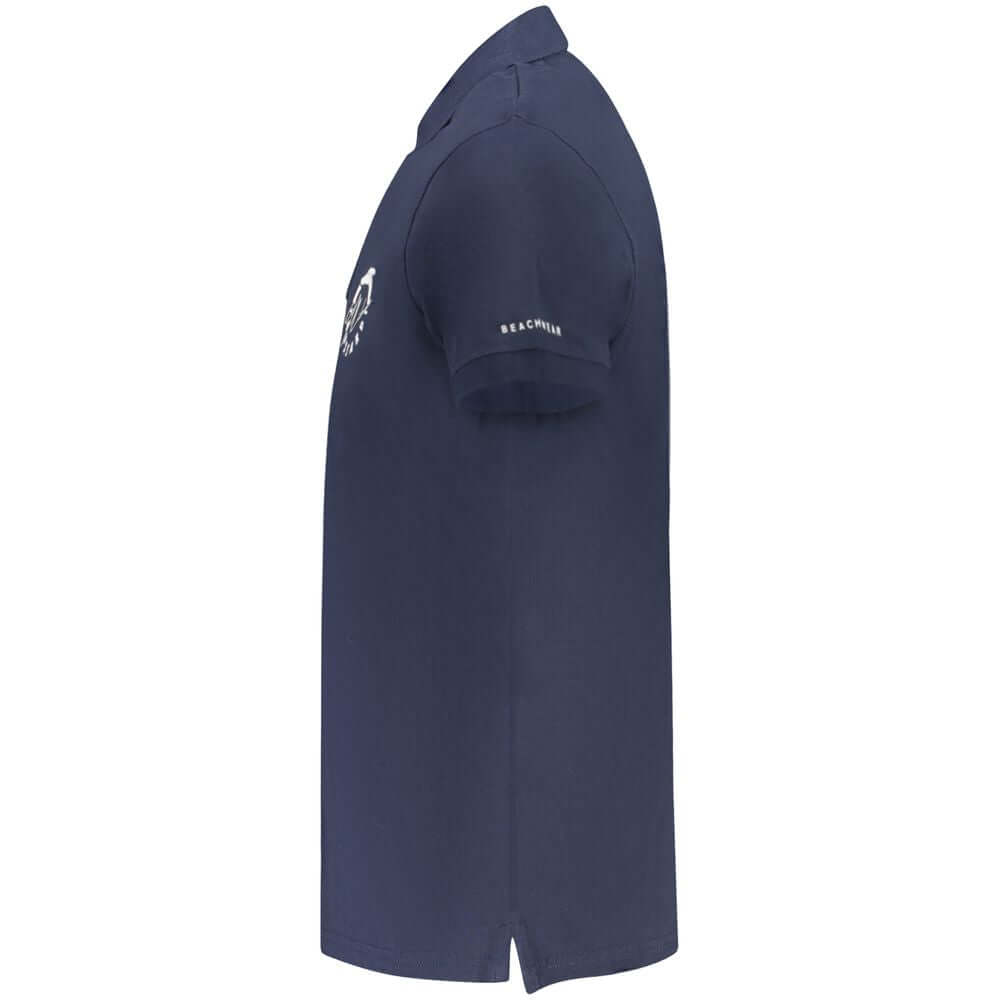 Trussardi Blue Cotton Men Polo Shirt