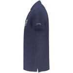 Trussardi Blue Cotton Men Polo Shirt
