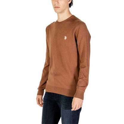 U.S. POLO ASSN. Beige Cotton Sweatshirt