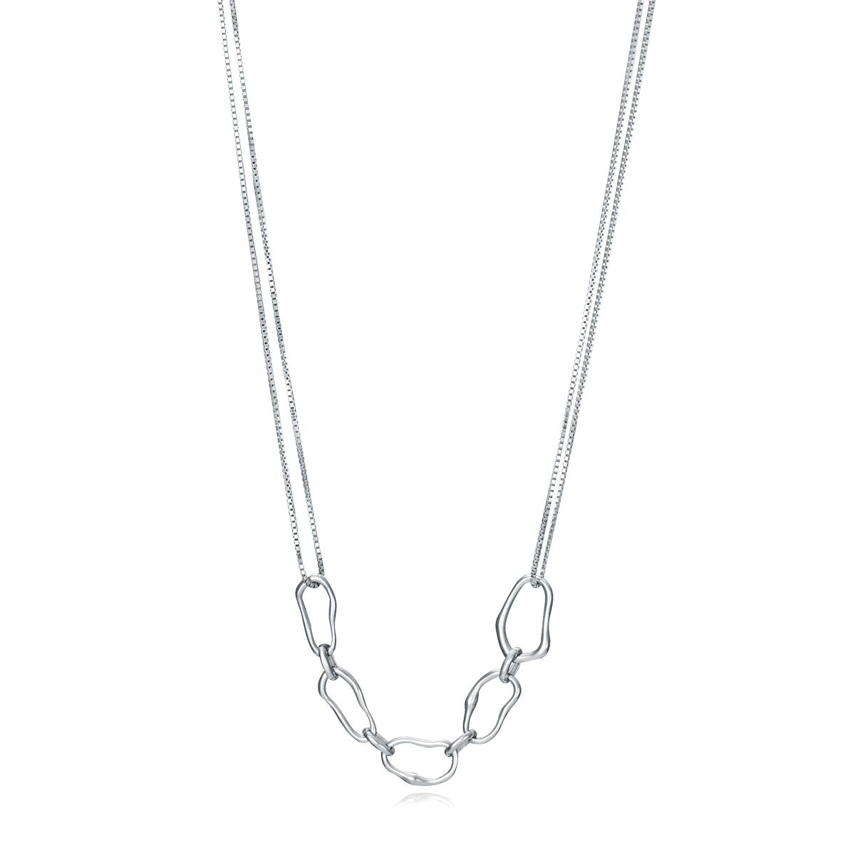 VICEROY JEWELS Mod. 13051C000-00 necklace, silver 925°, quartz analog, 32mm case, 5 ATM water resistance, lady's jewelry with official packaging.