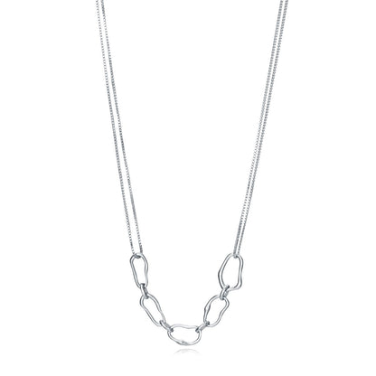 VICEROY JEWELS Mod. 13051C000-00 necklace, silver 925°, quartz analog, 32mm case, 5 ATM water resistance, lady's jewelry with official packaging.