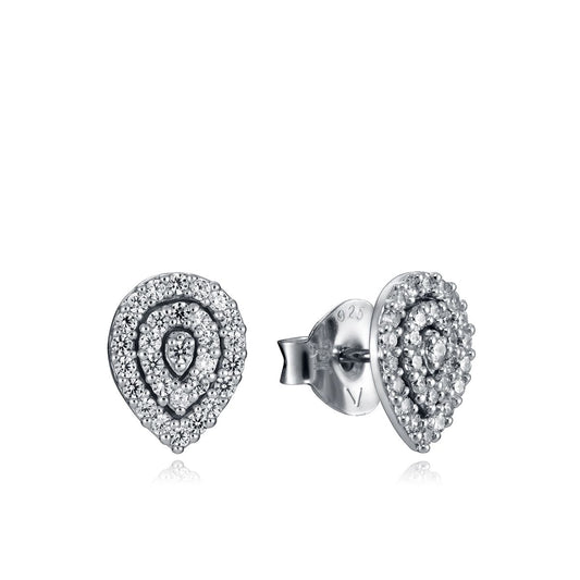 VICEROY JEWELS Mod. 5108E000-38 elegant lady's earrings in silver, quartz analog design, with official packaging.