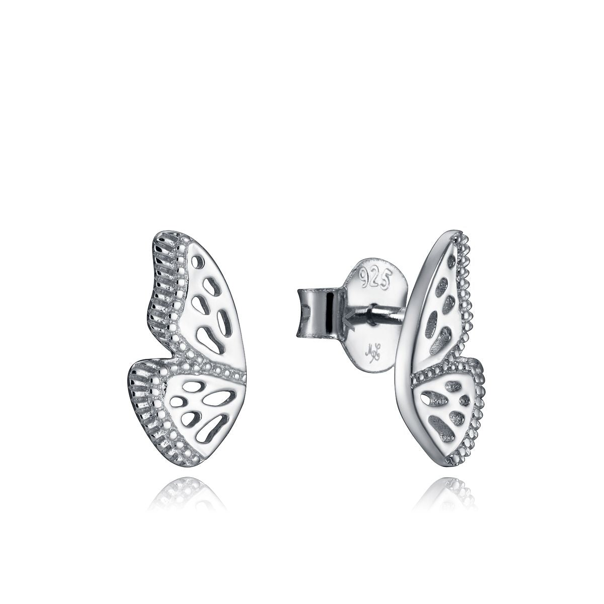 VICEROY JEWELS Mod. 61071E000-00 Silver 925° lady earrings, butterfly design, quartz analog chronograph, 28mm case, 5 ATM water resistant