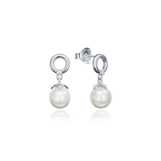 VICEROY JEWELS Mod. 71048E000-68 silver 925° lady earrings with pearl design, quartz movement, in official packaging, water resistant 3 ATM.