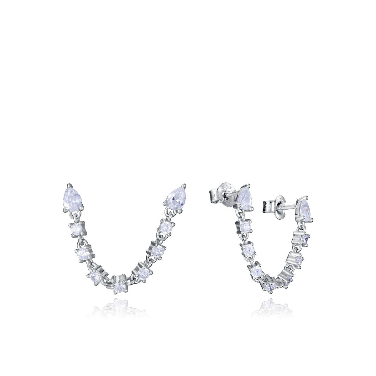 VICEROY JEWELS Mod. 9132E000-30 silver 925° earrings for ladies, quartz movement, water resistant 5 ATM, in official packaging.