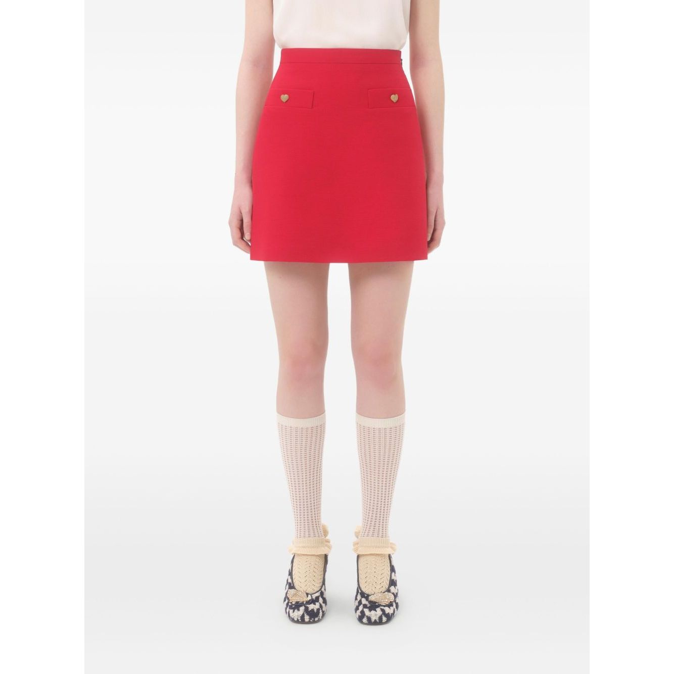 Valentino Crepe Couture Skirt Skirts