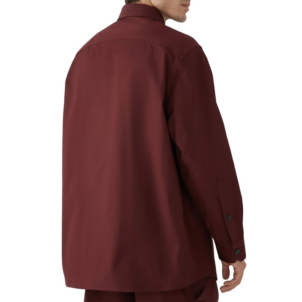 Front view with bag zipped and handles upright.