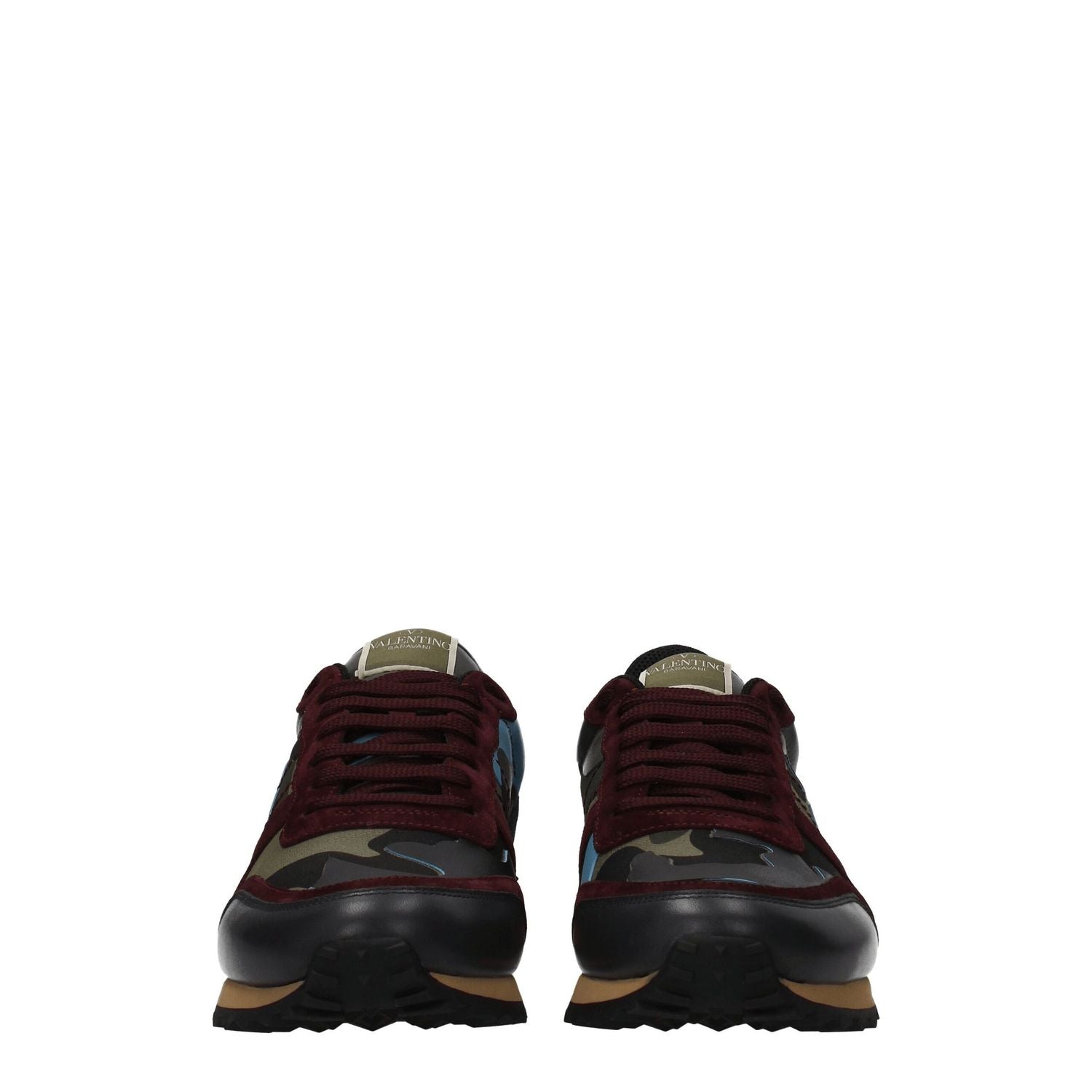 Valentino Garavani Green Leather Athletic Sneakers