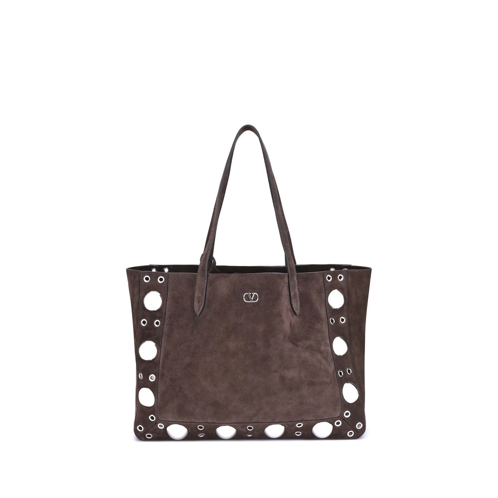 Front view with bag zipped and handles upright.