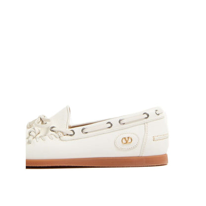 Valentino Garavani Palm Avenue Buffalo Boat Shoe Moccasins