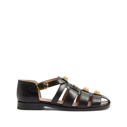 Valentino Garavani Vlogo Signature Fisherman Sandal In 20mm Calfskin