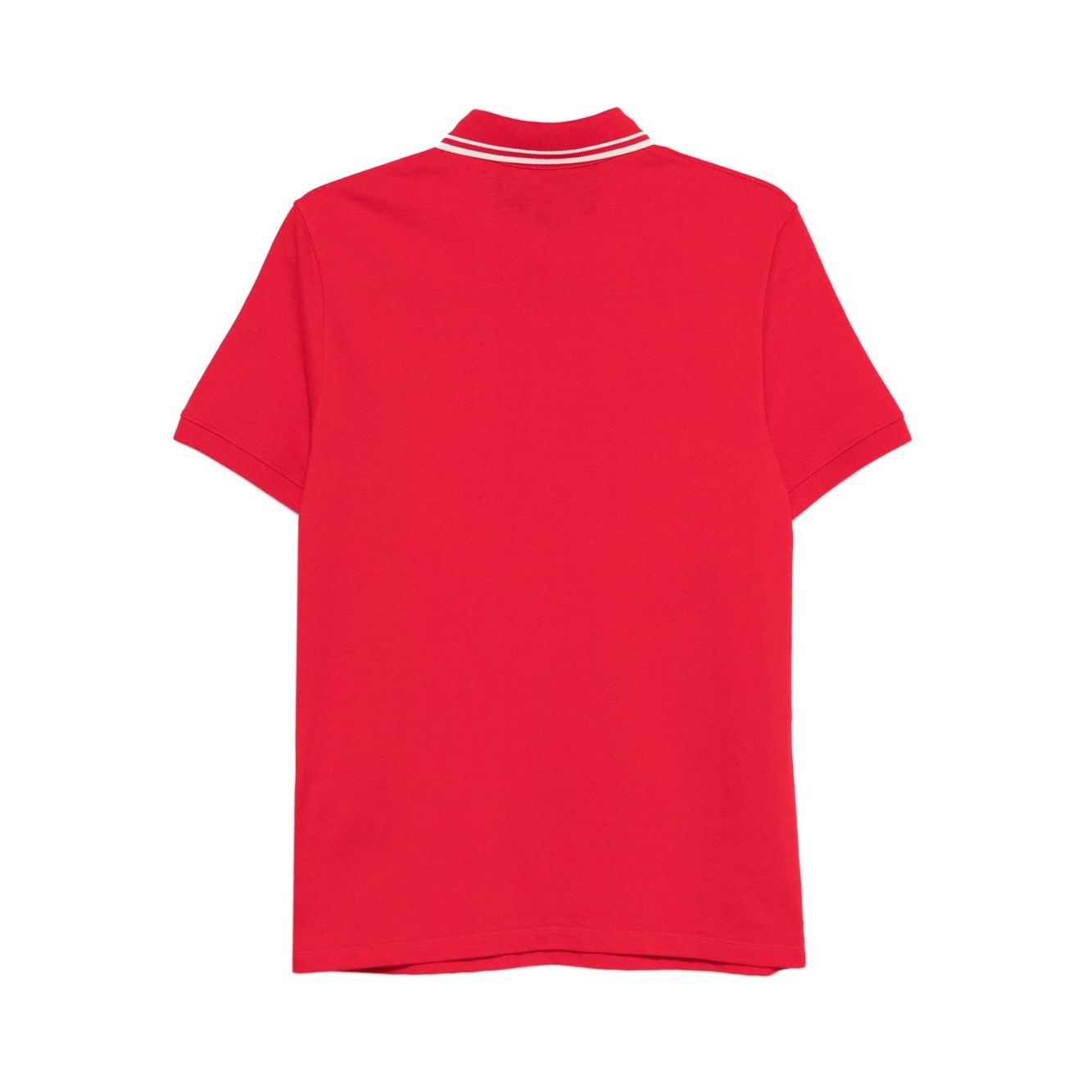 Valentino Striped-collar polo shirt