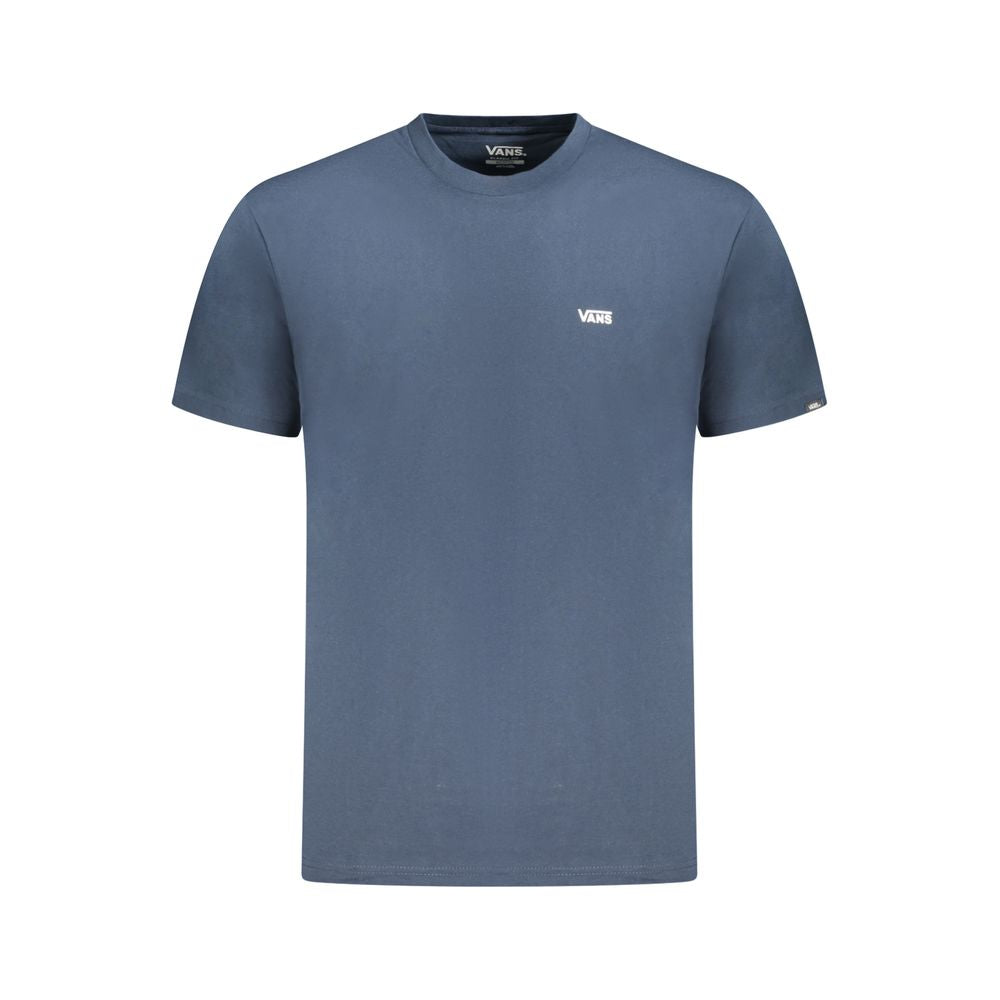 Vans Blue Cotton Men T-Shirt featuring classic fit and logo, ideal for casual style and comfort. Perfect for skating or hanging out.