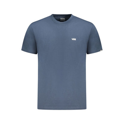 Vans Blue Cotton Men T-Shirt featuring classic fit and logo, ideal for casual style and comfort. Perfect for skating or hanging out.