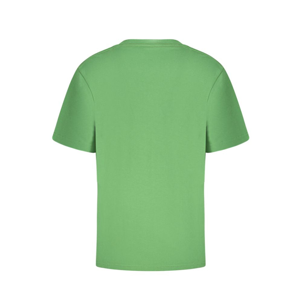 Vans Green Cotton T-Shirt, classic fit, short sleeve, crew neck with logo print. Ideal for casual wear.