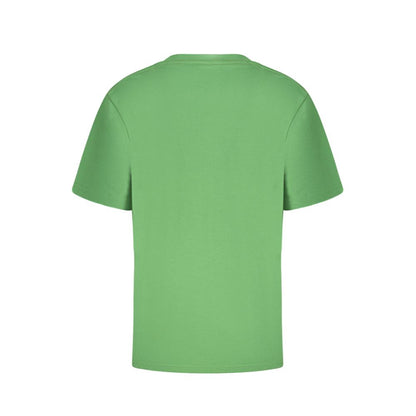 Vans Green Cotton T-Shirt, classic fit, short sleeve, crew neck with logo print. Ideal for casual wear.