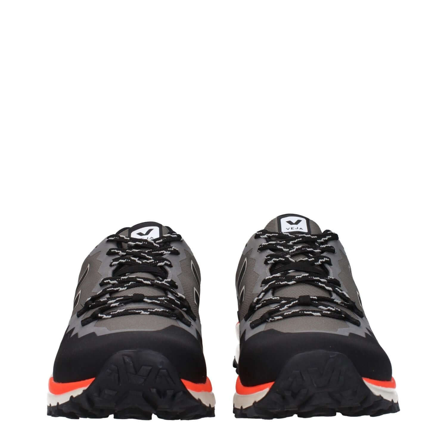 Veja Gray Fabric Athletic Sneakers