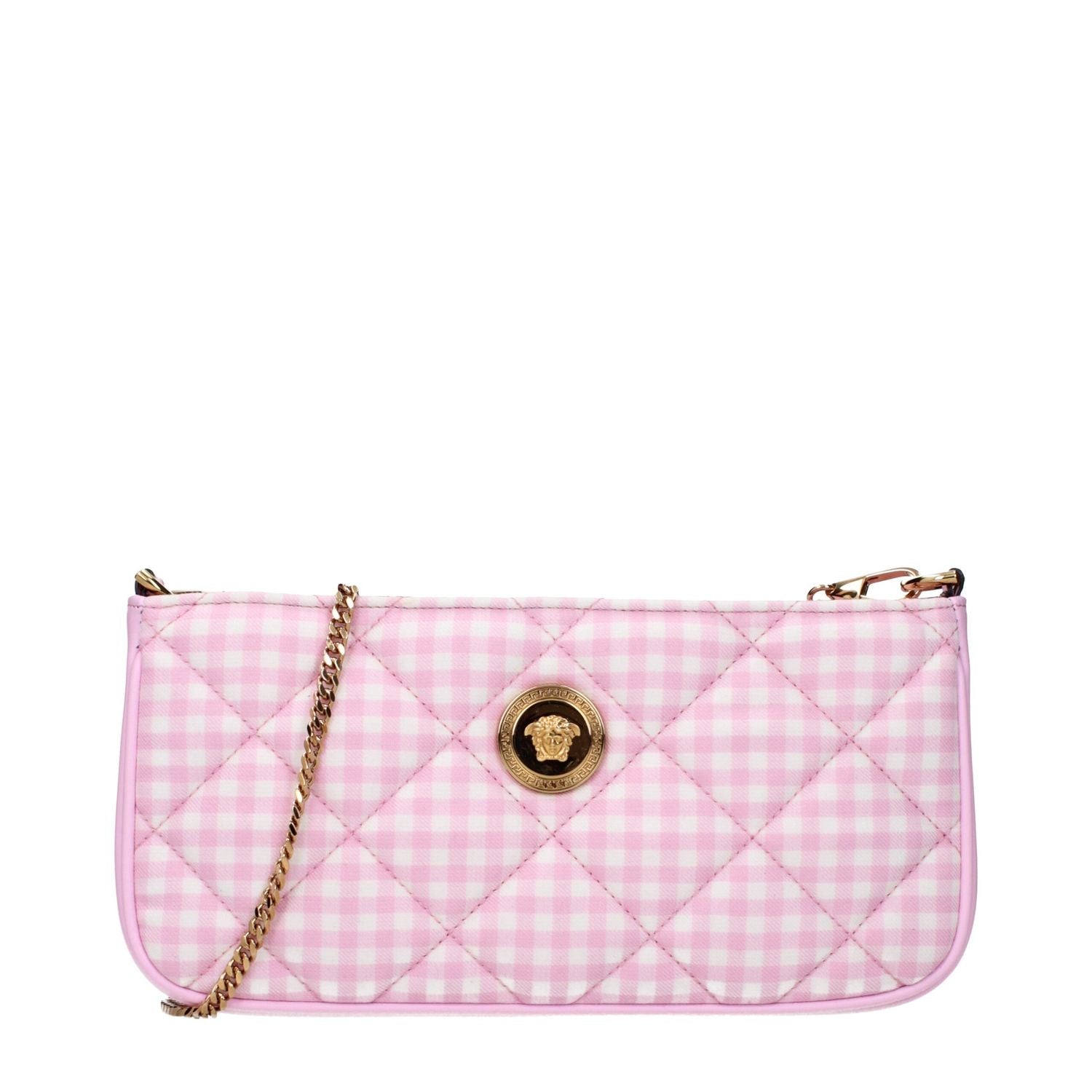 Front view with bag zipped and handles upright.