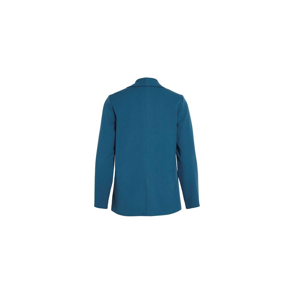Vila Clothes Blue Polyester Blazer