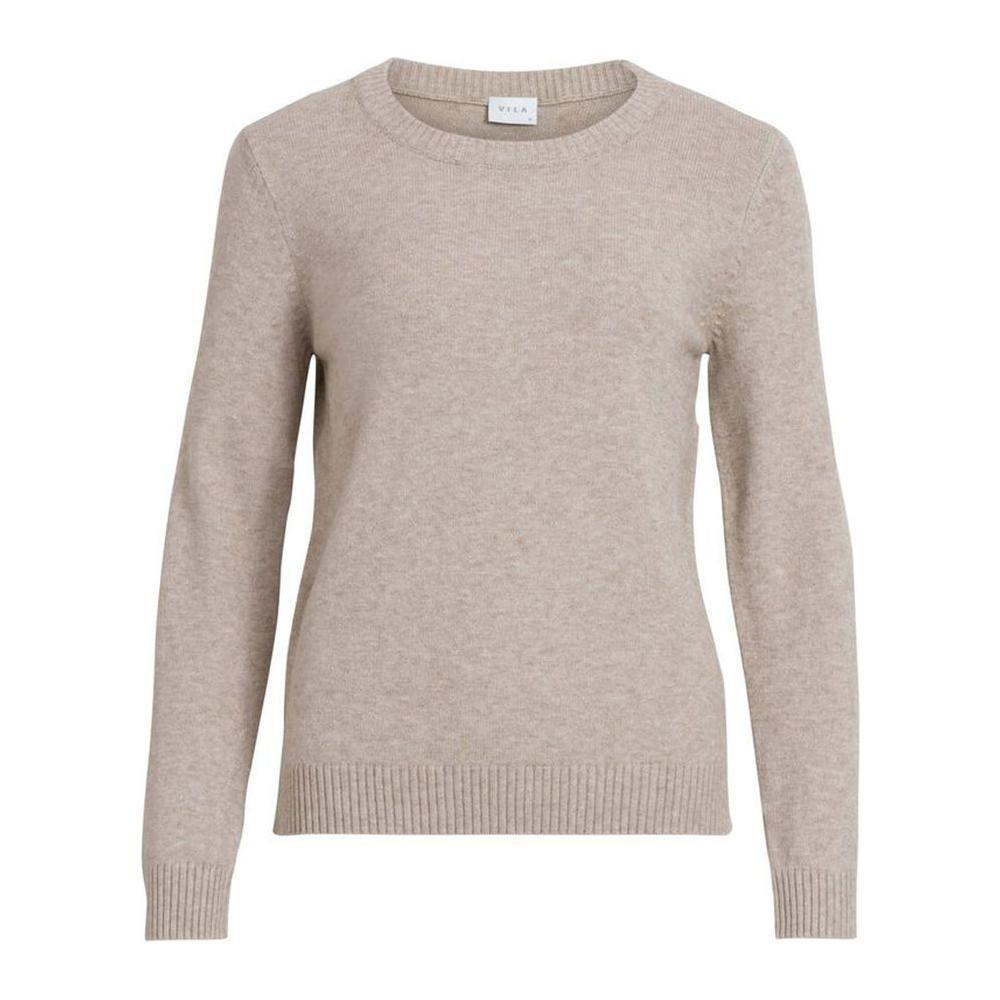 Vila Clothes Beige Viscose Sweater VI-7867000127-IT40|S