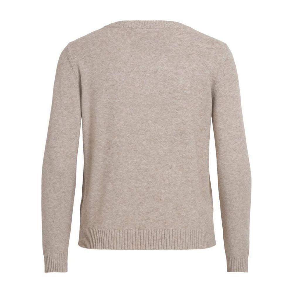 Vila Clothes Beige Viscose Sweater VI-7867000127-IT40|S