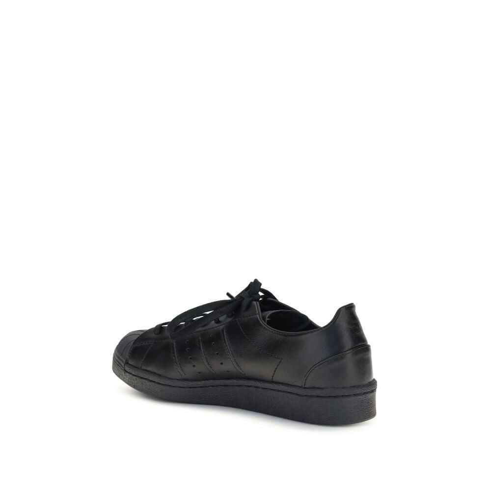 Y-3 Black Calf Leather Bos Taurus Sneakers