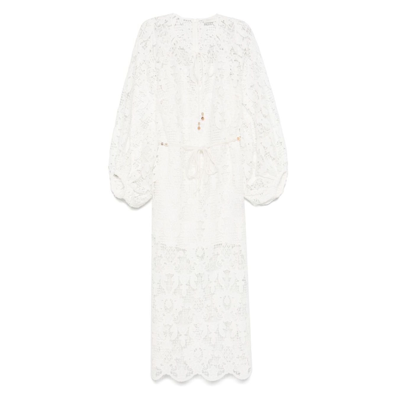 Zimmermann Coco lace midi dress - ivory Dresses