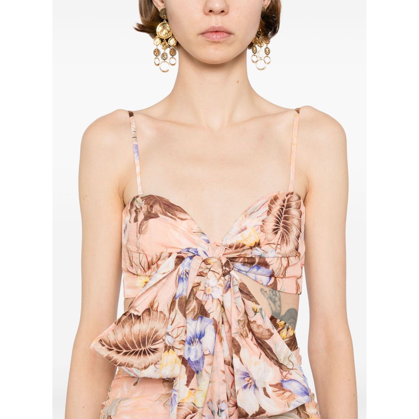 Zimmermann Coco mini dress with bow Dresses