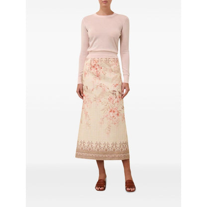 Zimmermann Illuminate Pencil Midi Skirt