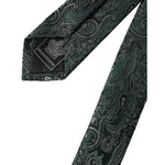 Dolce & Gabbana Green Floral Pattern 100% Silk Adjustable Men Tie KRA3342